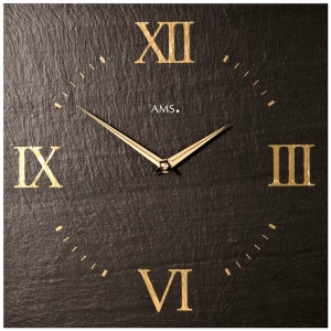 Zegar ścienny zegar łupkowy 9517 AMS 30cm