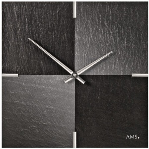 Zegar ścienny zegar łupkowy 9520 AMS 30cm