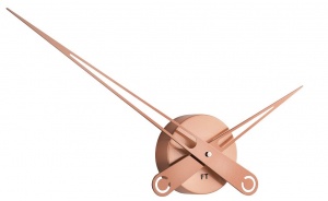 Designerski zegar ścienny Future Time FT9650CO Hands copper 60cm