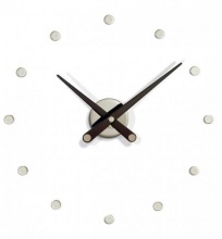 Designerski zegar ścienny Nomon RODON Mini black 50cm