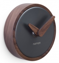Designerski zegar ścienny Nomon Atomo Graphite 10cm