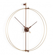 Designerski zegar ścienny Nomon Barcelona Premium Gold 103cm