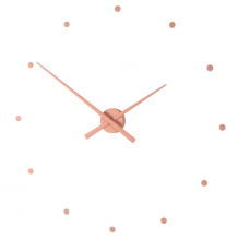 Designerski zegar ścienny NOMON OJ różowy 50cm