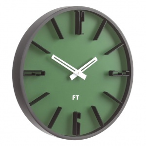 Designerski zegar ścienny Future Time FT6010GR Numbers 30cm
