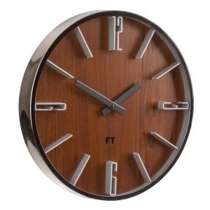 Designerski zegar ścienny Future Time FT6010TT Numbers 30cm