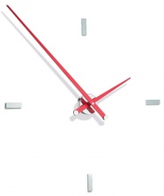 Designerski zegar ścienny Nomon Tacon 4L red 100cm