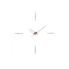 Designerski zegar ścienny Nomon Merlin Walnut 4NP 125cm