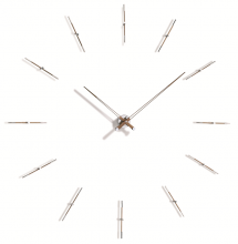 Designerski zegar ścienny Nomon Merlin Walnut 155cm