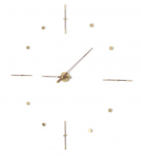 Designerski zegar ścienny Nomon Mixto NP Gold 125cm