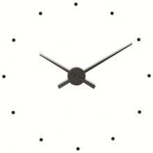 Designerski zegar ścienny NOMON OJ czarny 80cm