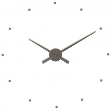 Designerski zegar ścienny NOMON OJ grafitowy 80cm