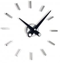 Designerski zegar ścienny Nomon Puntos Suspensivos 12i black 50cm