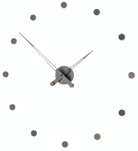 Designerski zegar ścienny Nomon Rodon Graphite 70cm