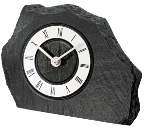 Zegar stołowy z kamienia łupkowego 1104 AMS 20cm