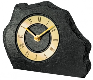 Zegar stołowy z kamienia łupkowego 1105 AMS 20cm