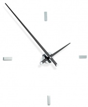 Designerski zegar ścienny Nomon Tacon 4L black 100cm