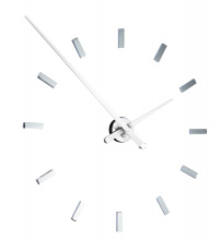 Designerski zegar ścienny Nomon TACON 12L white 100cm