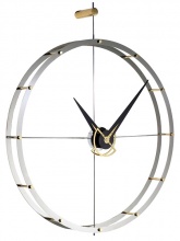 Designerski zegar ścienny Nomon Doble OG 80cm