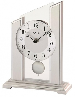 Stołowy zegar wahadłowy 1169 AMS 23cm
Po kliknięciu wyświetlą się szczegóły obrazka.