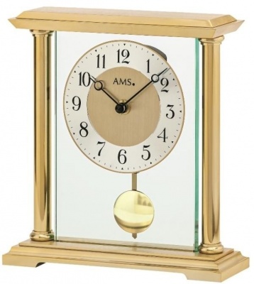 Luksusowy wahadłowy zegar stołowy 1143 AMS 22cm
Po kliknięciu wyświetlą się szczegóły obrazka.