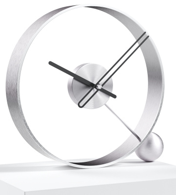 Designerski zegar stołowy Endless brushed silver/black 32cm
Po kliknięciu wyświetlą się szczegóły obrazka.