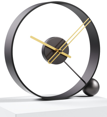 Designerski zegar stołowy Endless lacquered black/gold 32cm
Po kliknięciu wyświetlą się szczegóły obrazka.