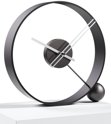 Designerski zegar stołowy Endless lacquered black/silver 32cm
Po kliknięciu wyświetlą się szczegóły obrazka.