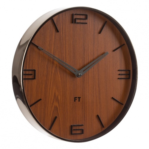 Designerski zegar ścienny Future Time FT3010TT Flat walnut titanium 30cm
Po kliknięciu wyświetlą się szczegóły obrazka.