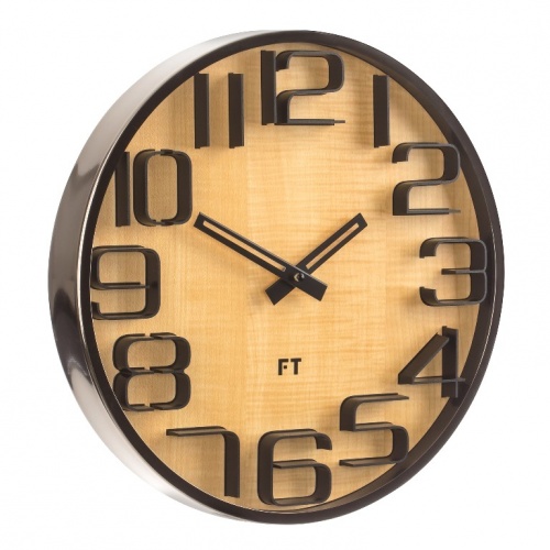 Designerski zegar ścienny Future Time FT7010TT Numbers oak titanium 30cm
Po kliknięciu wyświetlą się szczegóły obrazka.