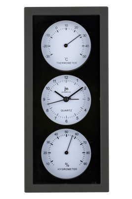 Nástěnné-stolní hodiny s teploměrem a vlhkoměrem JA7071BN Lowell 26cm
Po kliknięciu wyświetlą się szczegóły obrazka.