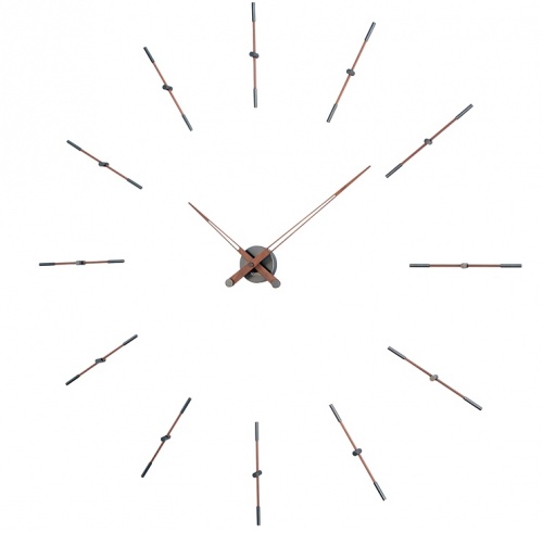 Designerski zegar ścienny Nomon Merlin Walnut Graphite 125cm
Po kliknięciu wyświetlą się szczegóły obrazka.