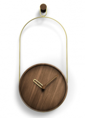 Designové nástěnné hodiny Nomon Eslabon Walnut Gold 68cm
Po kliknięciu wyświetlą się szczegóły obrazka.